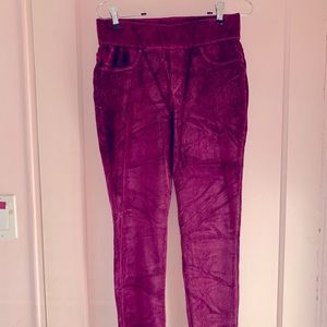Corduroy mahogany burgundy pants skinny stretch fit